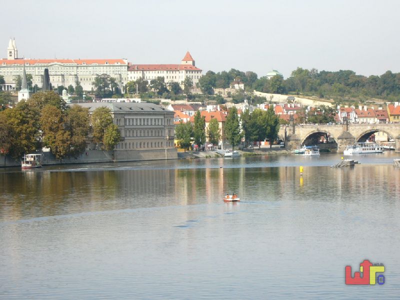 Blick auf die Moldau